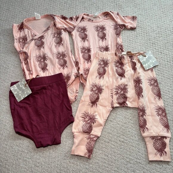 Kate Quinn pink vintage pineapple bundle - Picture 1 of 7